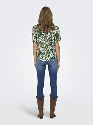 JACQUELINE DE YONG WOMEN'S NILE LIFE 2/4 T-SHIRT 15312454 ETF