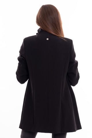 MARKUP W CAPPOTTO MIDI IN DOPPIO CREPE CON MANICHE LUNGHE MW24603