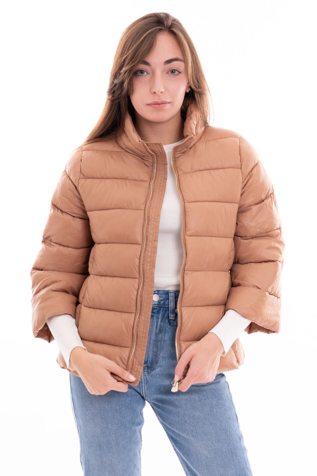 Camicie Donna JOCAFIYE Con Maniche 3/4 E Ricamo - Morbido Misto Cotone - 2