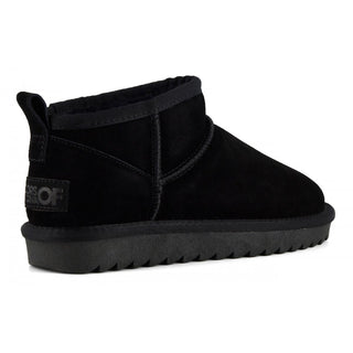 COLORS OF CALIFORNIA W SHORT WINTER BOOT IN SUEDE YW078 BLA