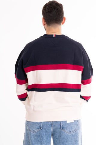 TOMMY HILFIGER M FELPA MONOTYPE COLOR BLOCK SWEATSHIRT MW33663 AEF