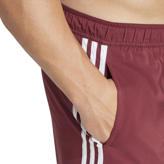 ADIDAS MEN'S 3-STRIPES CLX BOXER SWIMSUIT IR9426