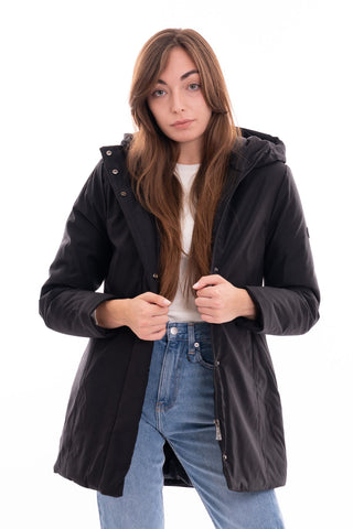 MARKUP W GIUBBINO MIDI TESSUTO TECNICO CON CAPPUCCIO MW24008