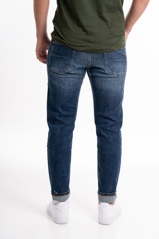 0/ZERO COSTRUCTION ORIC JEANS CAPRI 5 TASCHE LUNGO ORI024 2822