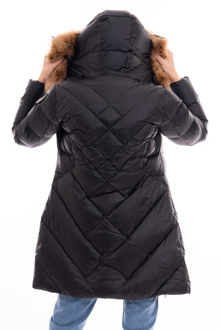 BLAUER M WATERPROOF JACKET / LONG TRENCH COAT WITH DOWN PADDING INTERIOR BISCUIT COLOR BLDK03140 006047 999TT