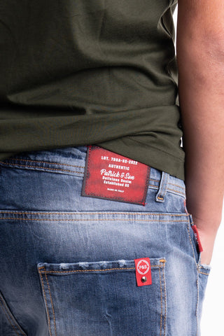 PATRICK&SON JEANS UOMO SKINNY SKINNY D45