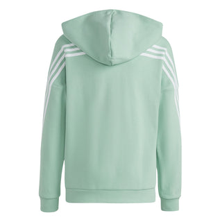 ADIDAS FUTURE ICONS 3 STRIPES FULL ZIP HOODIE JR HR6319