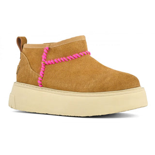 COLORS OF CALIFORNIA W BOOT WOOL THREADS SNEAKER SOLE BLAST01 TAN