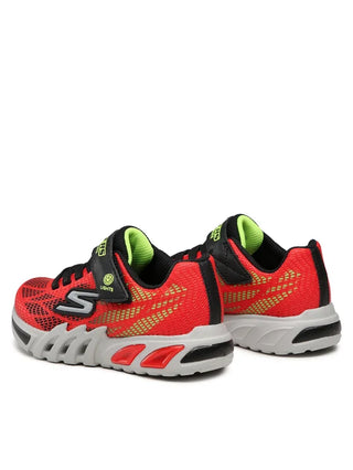 SKECHERS SPORTS SHOES FLEX GLOW ELITE VORLO JR 400137L RDBK