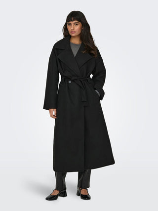 ONLY W INGRID OVERSIZED BELTED COAT 15292812