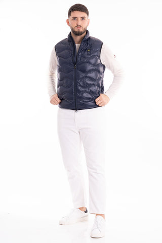 BLAUER MEN'S SLEEVELESS PADDED WADDING JACKET BLUX02058 005958 888