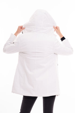 MARKUP W GIUBBINO MIDI TESSUTO TECNICO CON CAPPUCCIO MW24008