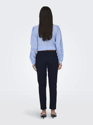 JACQUELINE DE YONG WOMEN'S CHICAGO MW BELTED CHINO PANTS 15311897 BLK