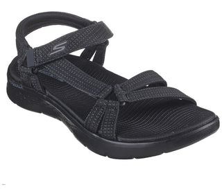 SKECHERS GO WALK FLEX SUBLIME SANDALS 141451 BBK