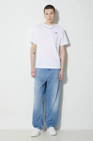 NEW BALANCE T-SHIRT SMALL LOGO UOMO MT41509WT