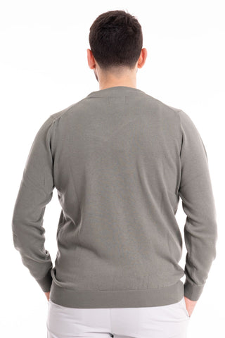 BARBOUR MAGLIONE PIMA COTTON CREW KNITWEAR UOMO MKN0932 GN49