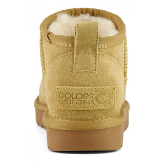 COLORS OF CALIFORNIA W SHORT WINTER BOOT IN SUEDE YW078 CAM