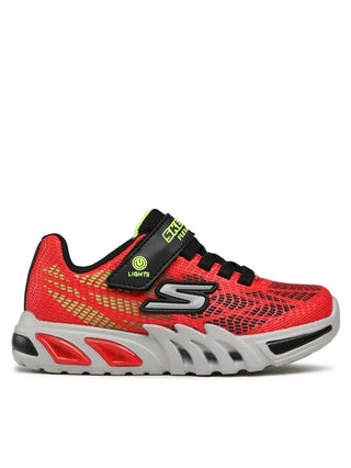 SKECHERS SPORTS SHOES FLEX GLOW ELITE VORLO JR 400137L RDBK