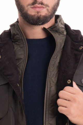 BARBOUR M OGSTON WAX JACKET COTTON OUT MWX0700 OL51