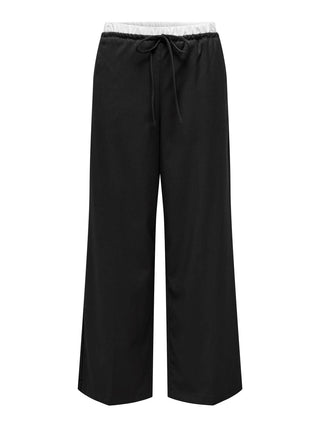ONLY PANTALONI TILLE LIFE SOLID BOX DONNA 15338509 BLK