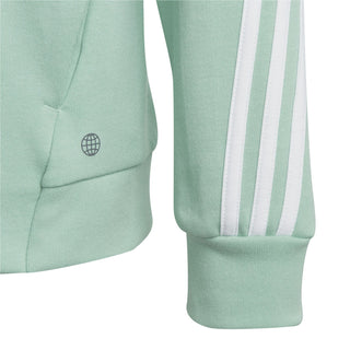 ADIDAS FUTURE ICONS 3 STRIPES FULL ZIP HOODIE JR HR6319
