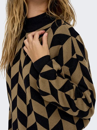 ONLY W SWEATER ENYA LS JQ O-NECK KNT 15302262