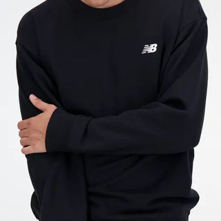 NEW BALANCE FELPA SMALL LOGO FRENCH UOMO MT41507BK