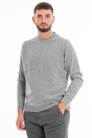 BARBOUR ESSENTIAL L/WOOL CREW NECK MKN0345 GY73