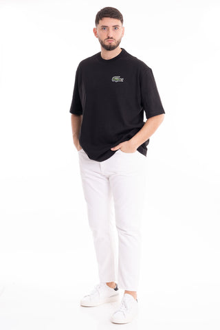 LACOSTE MEN'S LOOSE FIT T-SHIRT WITH LARGE CROCODILE TH0062 031