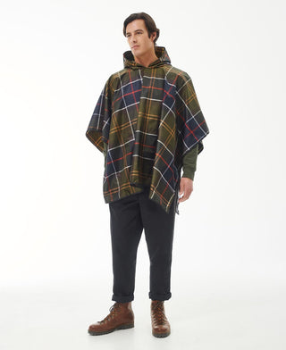 BARBOUR TARTAN SHOWERPROOF PONCHO UAC0214 TN11