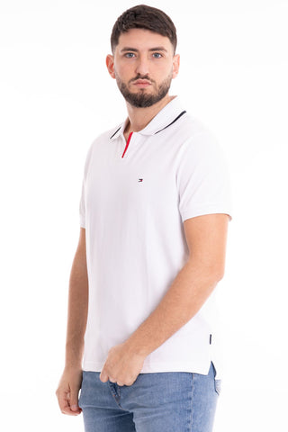 TOMMY HILFIGER M POLO RWB TIPPED V COLLAR  REGULAR MW34772 YBR