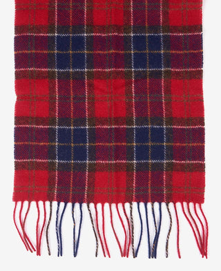 BARBOUR TARTAN LAMBSWOOL SCARF USC0001 RE35