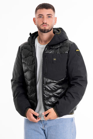 BLAUER M SHORT JACKET PADDED WITH DOWN AND WADDING BLUC08001 006355 999