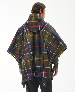 BARBOUR TARTAN SHOWERPROOF PONCHO UAC0214 TN11