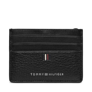 TOMMY HILFIGER PORTAFOGLI CENTRAL CREDIT CARD HOLDER AM11858 BDS