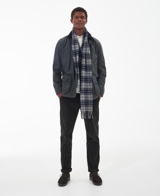 BARBOUR TARTAN LAMBSWOOL SCARF USC0001 TN17