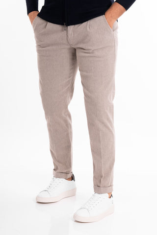 HYPS MEN'S TROUSERS IN WOVEN FABRIC VIAREGGIO PCA16