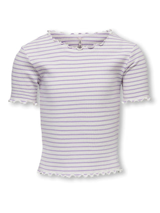 ONLY KIDS GILA S/S RIB TOP JR 15227401