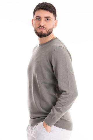 BARBOUR MAGLIONE PIMA COTTON CREW KNITWEAR UOMO MKN0932 GN49