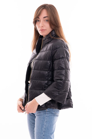 MARKUP W NYLON DOWN JACKET WITH 3/4 SLEEVES MW24002