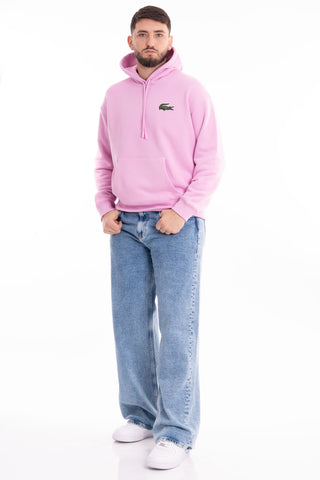 LACOSTE MEN'S LOOSE FIT HOODED JOGGER SWEATSHIRT SH6404 IXV