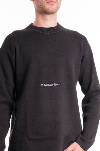 CALVIN KLEIN JEANS M INSTITUTIONAL CREW NECK SWEATER J322859