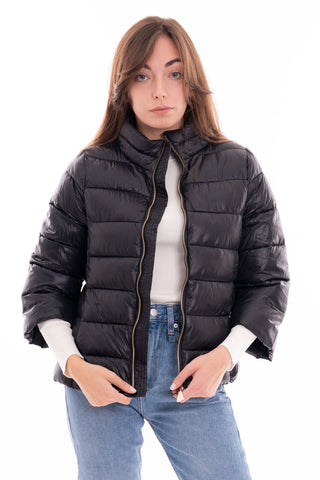 MARKUP W NYLON DOWN JACKET WITH 3/4 SLEEVES MW24002