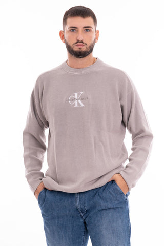 CALVIN KLEIN JEANS M MONOLOGO SWEATER J322460
