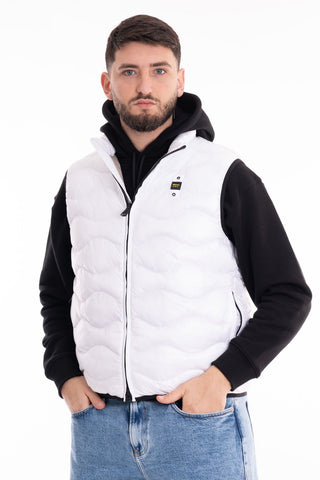 BLAUER MEN'S SLEEVELESS PADDED WADDING JACKET BLUX02058 005958 100