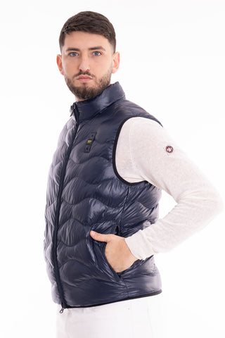 BLAUER MEN'S SLEEVELESS PADDED WADDING JACKET BLUX02058 005958 888