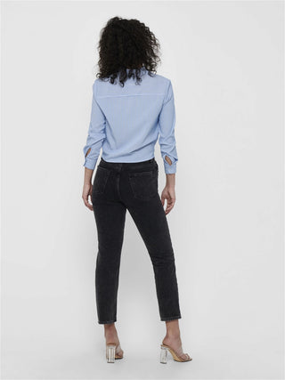 ONLY CAMICIA LECEY LONG SLEEVES KNOT DONNA 15195910 CDB
