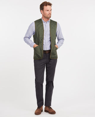 BARBOUR M PALARQUILT WAISTCOAT ZIP LINEAR MLI0001 GN91