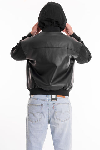 CALVIN KLEIN JEANS M FAUX LEATHER BOMBER JACKET J323399