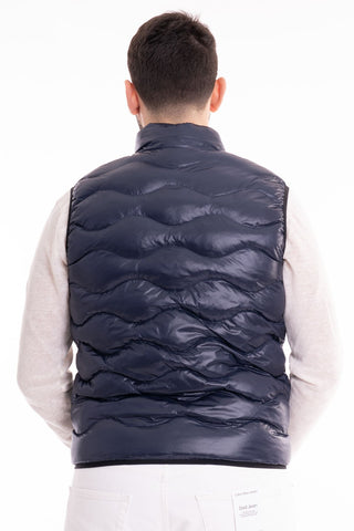 BLAUER MEN'S SLEEVELESS PADDED WADDING JACKET BLUX02058 005958 888